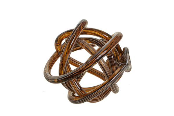 Glass Decorative Honey Knot.